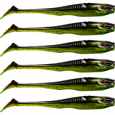 Probaits Holi Shad 5" | Blacksite Green (UV)