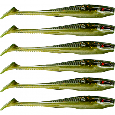 Probaits Holi Shad 5" | Combat Crude (UV)