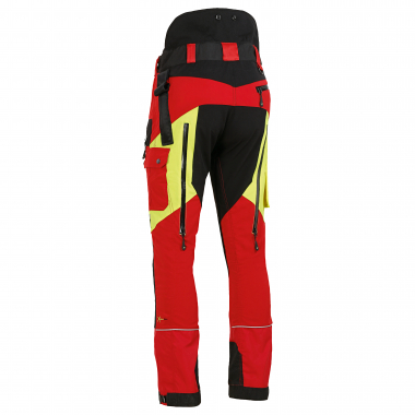 PSS X-treme Air Cut Protection Trousers Men (Red/Yellow)