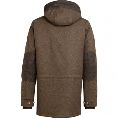 Rascher “Prestige” Hooded Loden Jacket Men (Brown)
