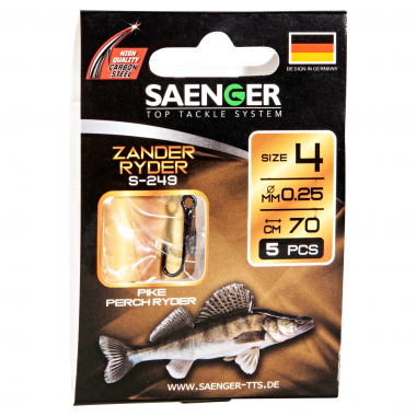 Sänger Target fish Hook, tied (Zander Ryder S-249)
