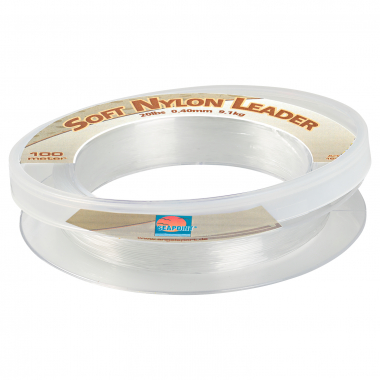Seapoint Trace Line Soft Nylon Leader (clear, 100 m)