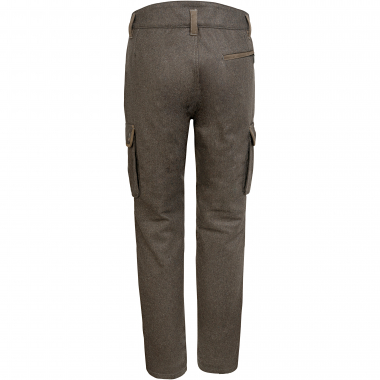 Thermal Loden Trousers “Ludwig” Men, Padded (Olive)