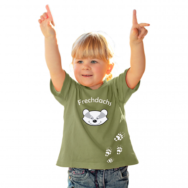 T-Shirt ‘Frechdachs’ Kids (Olive)
