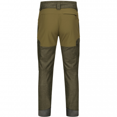 Whizz Vintage Softshell Trousers Men (Mélange Olive/Black)