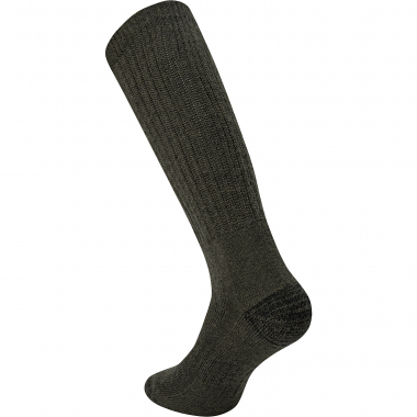 Wool And Silk Socks (Forest Green)