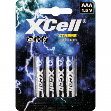 XCell Xtreme Lithium Batteries 1.5 V (AAA)