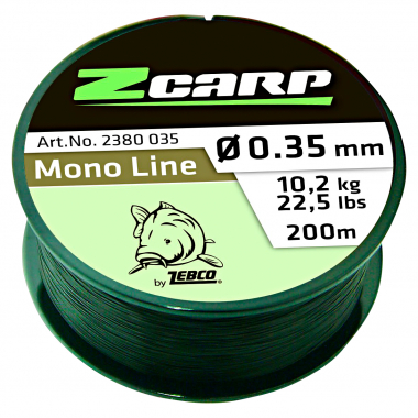 ZCarp Zebco Fishing Line ZCarp Mono (green, 200 m)