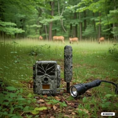 Zeiss Secacam1 wildlife camera + Bearstep 2 Flood Guard Power torch set