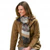 Cassandra Accessoires Women's Scarf with stag motif (earth tones)