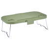 Foldable bucket with table 