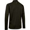 Men's Climate ½-Zip T-Shirt L/S Men, With 37.5® Technology (Forest Ember) 