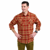 Men's Härjedalen flannel shirt (rust) 