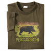 Men's Percussion Men's T-Shirt (Wild Boar)