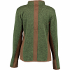 OS Trachten Women's jacket knitted fleece leather (green)