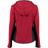 OS Trachten Women's Knitted fleece jacket with contrast