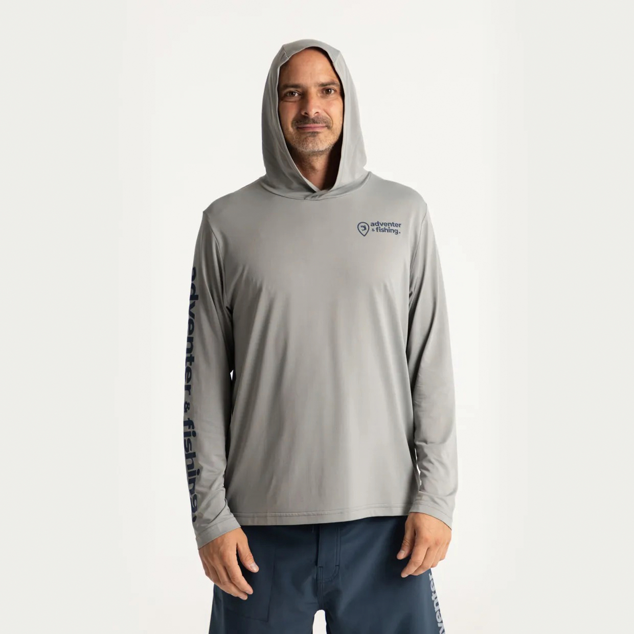 Adventer Men's UV Hoodie Adventer Limestone 