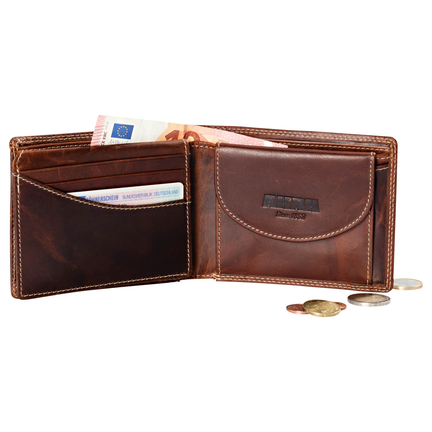 Akah Wallet (horizontal format, Big Five) 