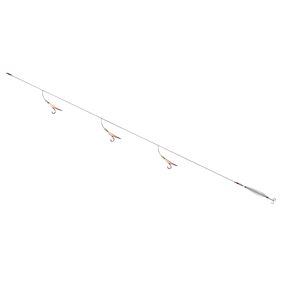 Balzer 71° North cod and saithe system with real fish skin 