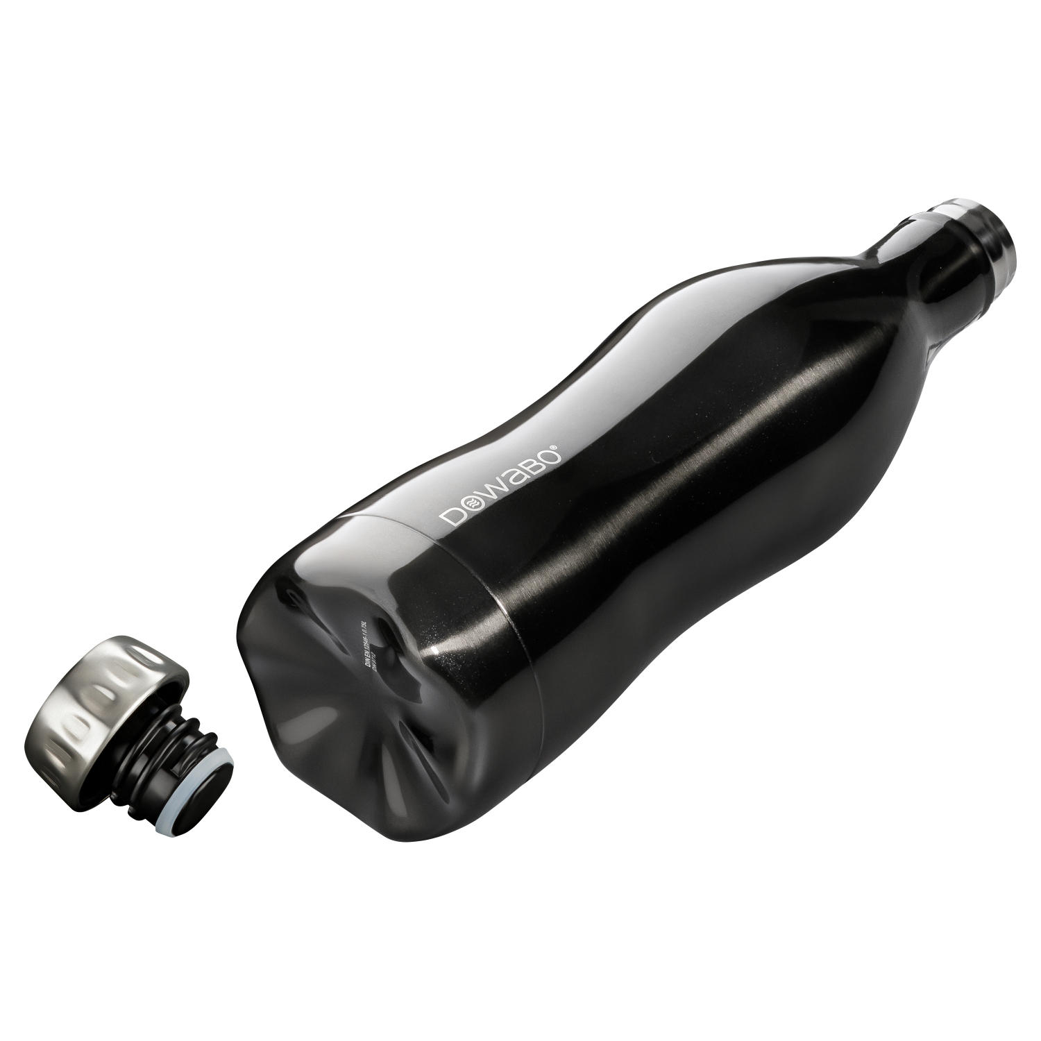 Dowabo Insulated Bottle Metallic Collection (black) 