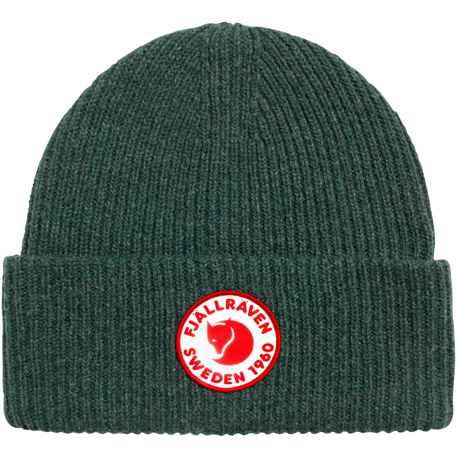 Fjäll Räven Knitted Hat 1960 Logo Hat (green) 
