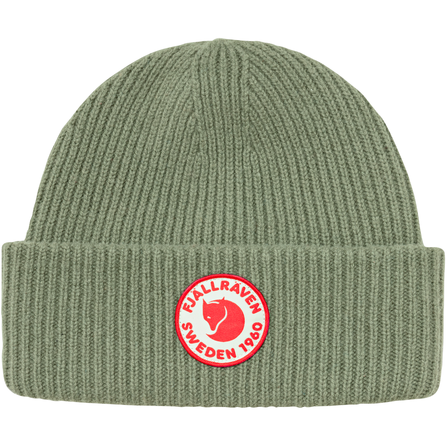Fjäll Räven Knitted Hat 1960 Logo Hat (olive) 