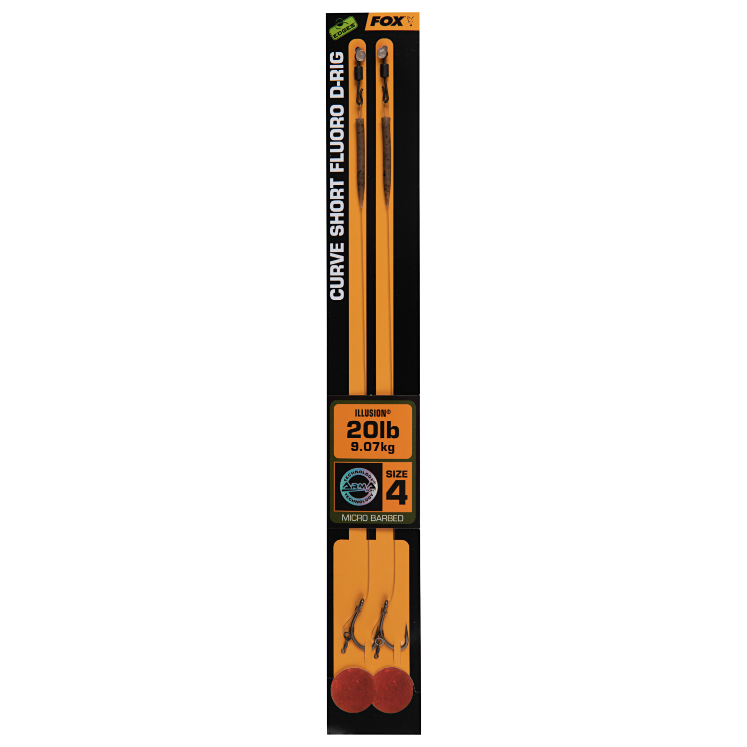 Fox Carp Edges Curve Short Fluoro D-Rig 