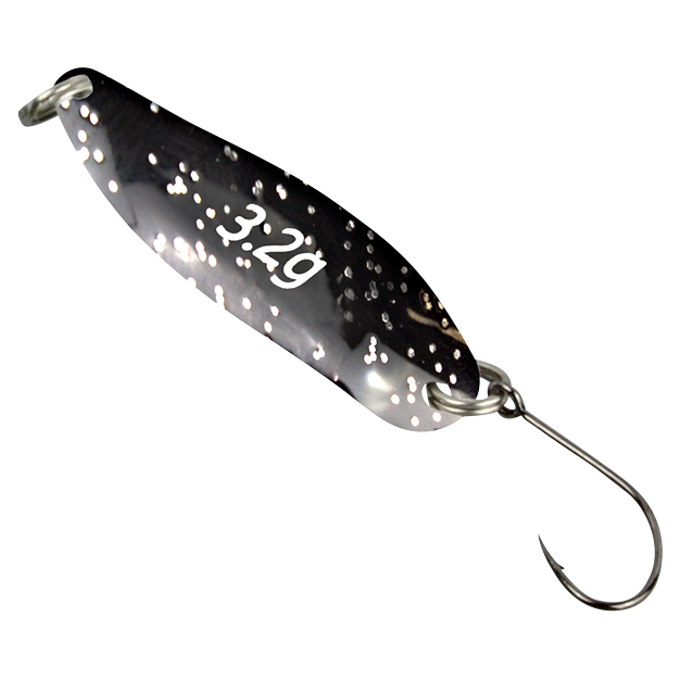 FTM Trout Spoon Hammer (3.2 g, Green/Black Glitter UV) 