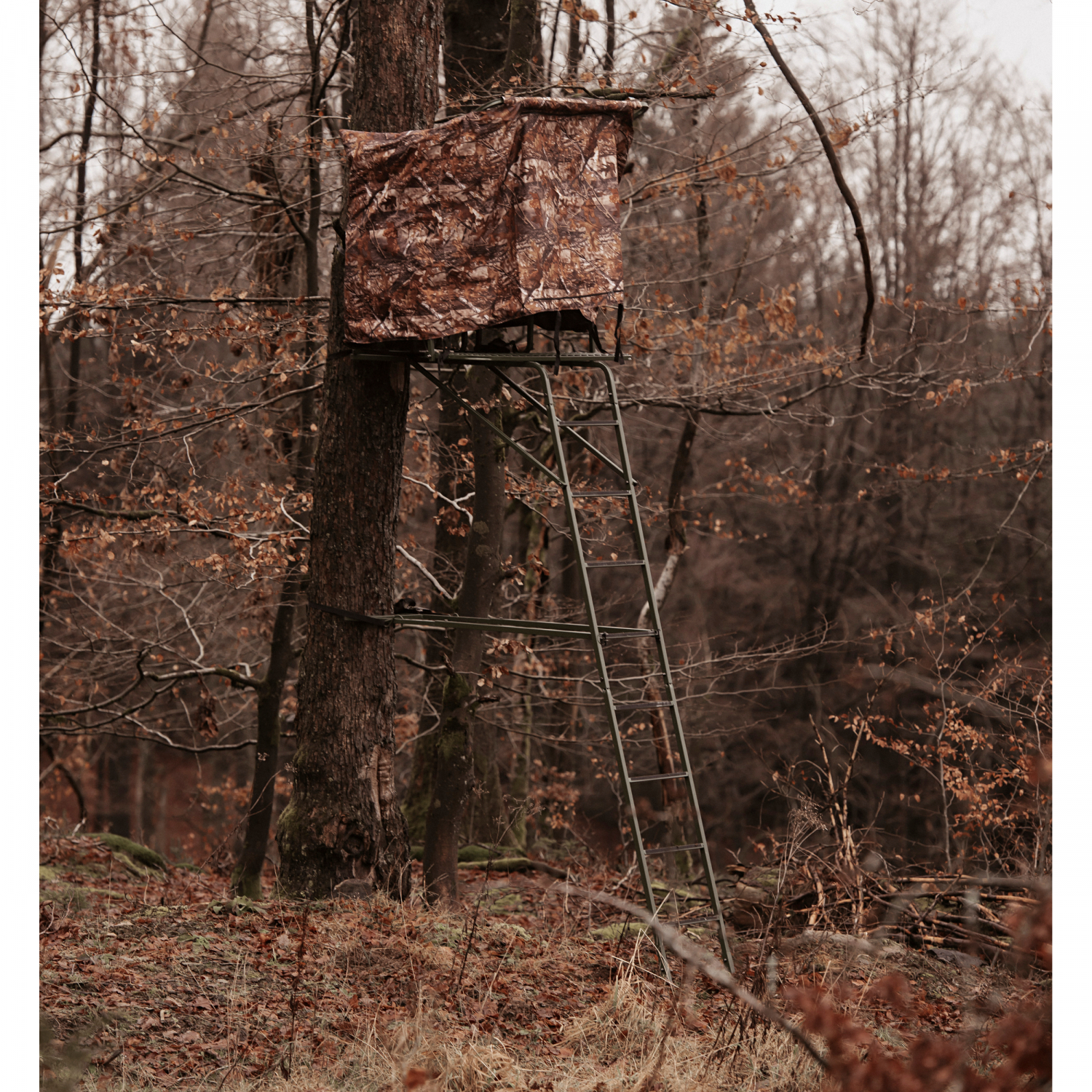 il Lago Passion Camouflage cover for 2-person XL tree stand ladder Mammut 