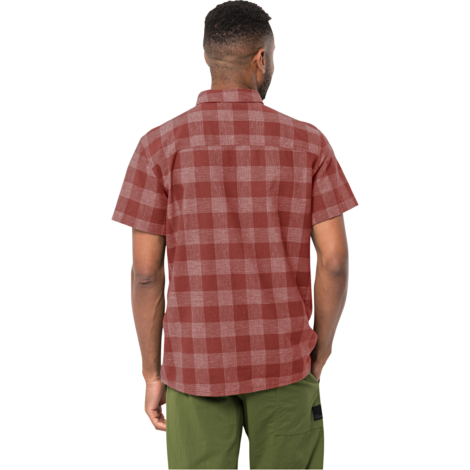 Jack Wolfskin Men's Shirt Highland (Barn Red) 