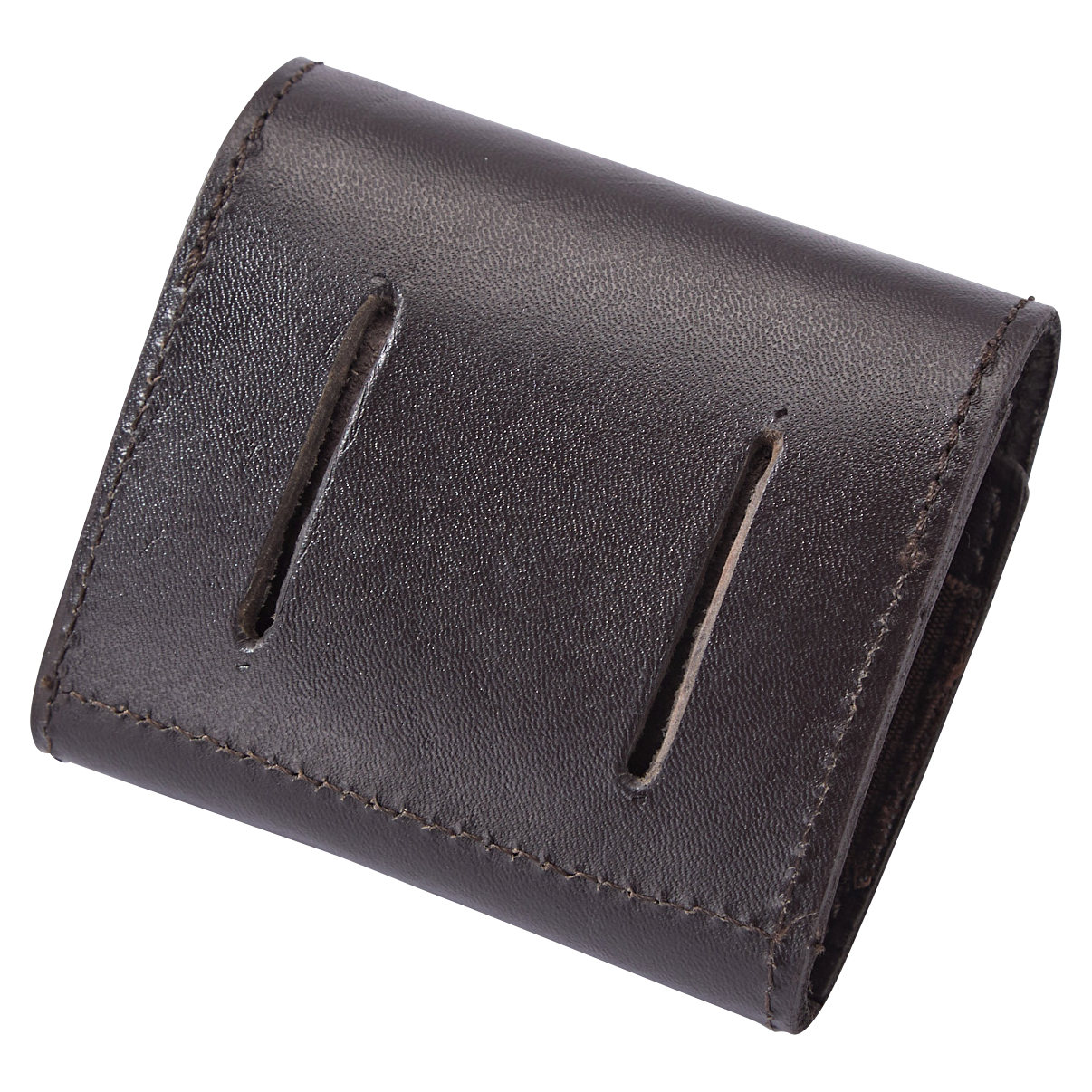 Leather rifle cartridge case 