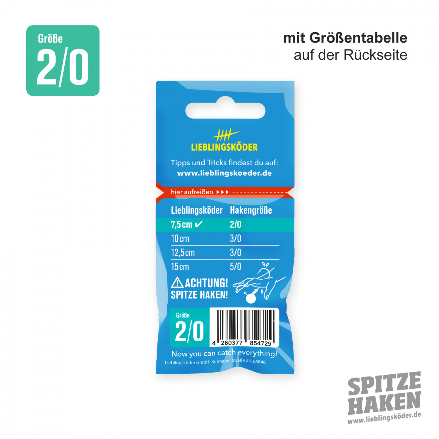 Lieblingsköder Fishing hook Sharp (2/0) 