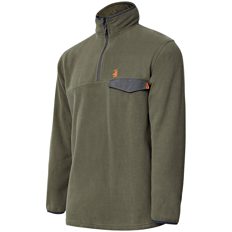 Men's Basecamp Fleece Jumper (Olive) 
