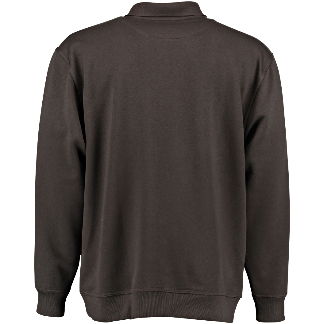 Men's Hunting sweatshirt with polo collar 