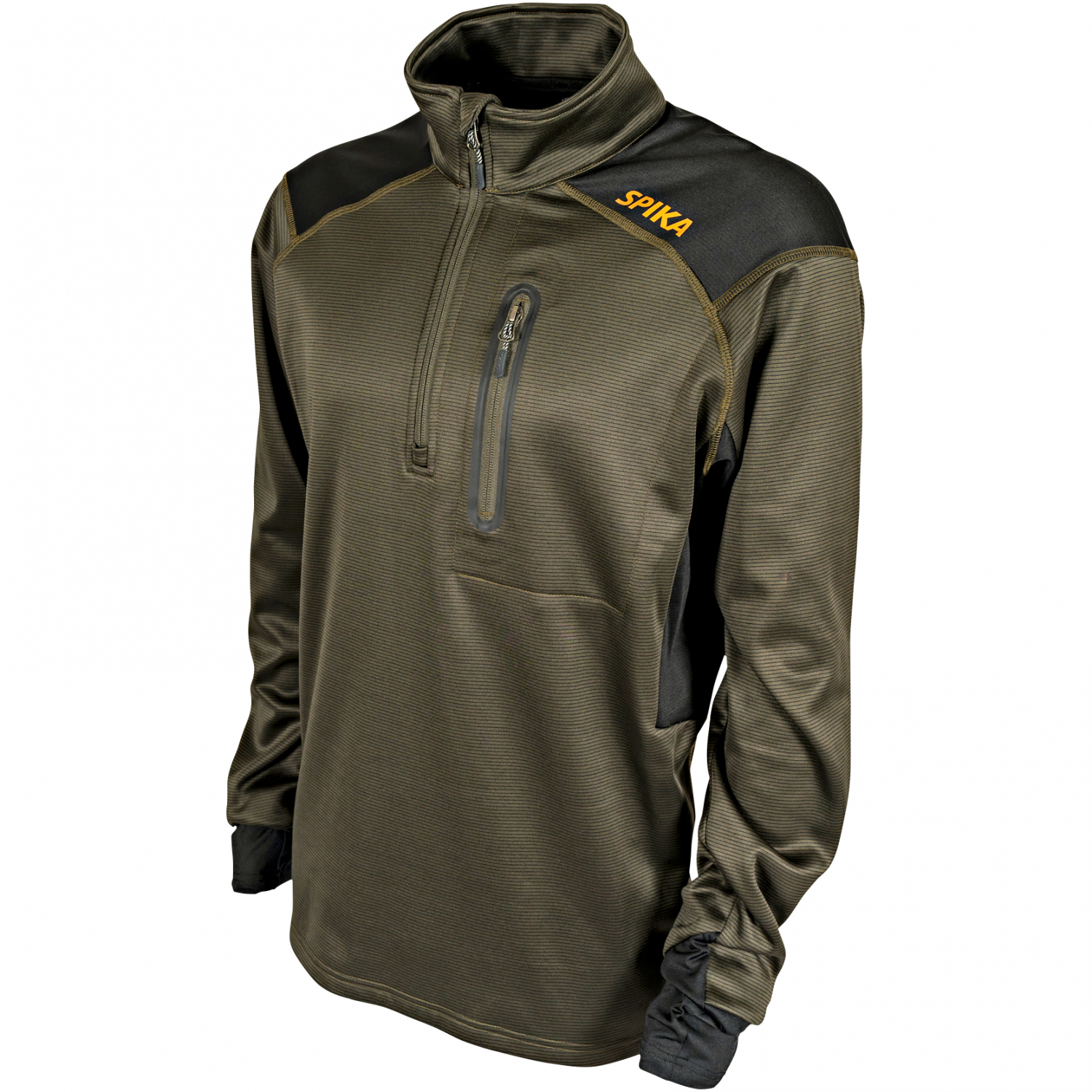 Men's Recoil Performance Top Longsleeve Shirt (Olive Summit) 