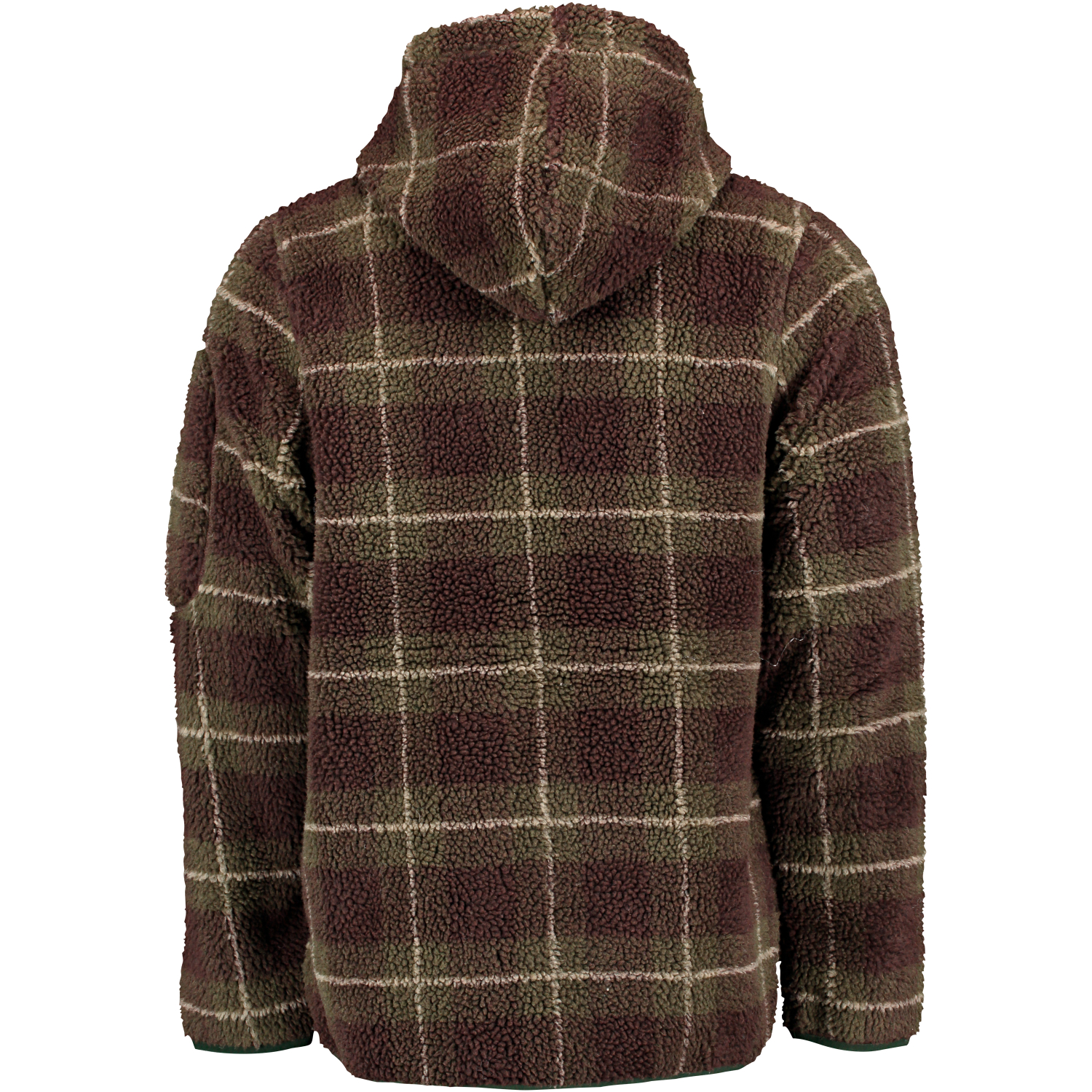 OS Trachten Men's Teddy fleece jacket lined 