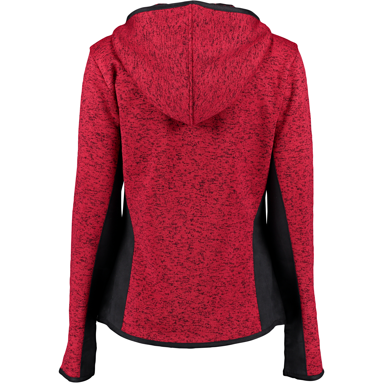 OS Trachten Women's Knitted fleece jacket with contrast 