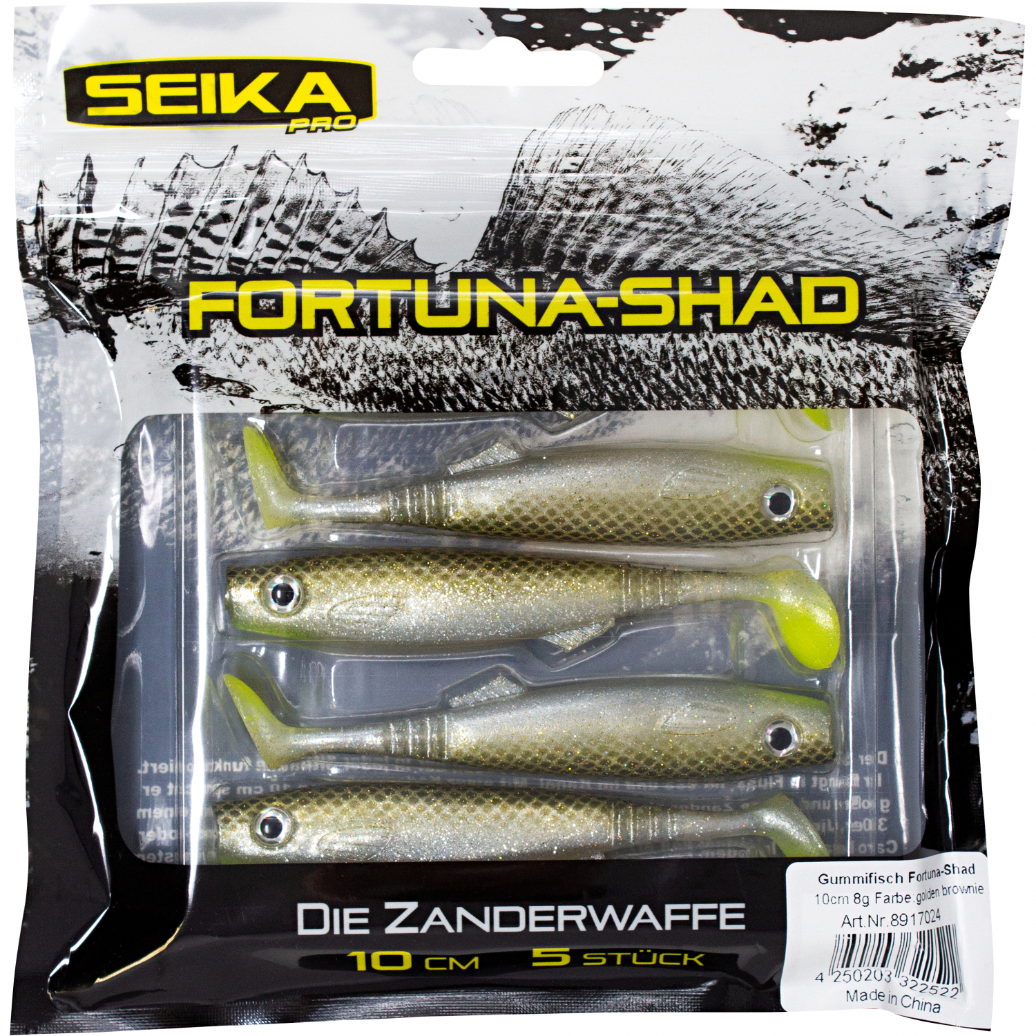 Seika Pro Fortuna Shad (Golden Brownie) 