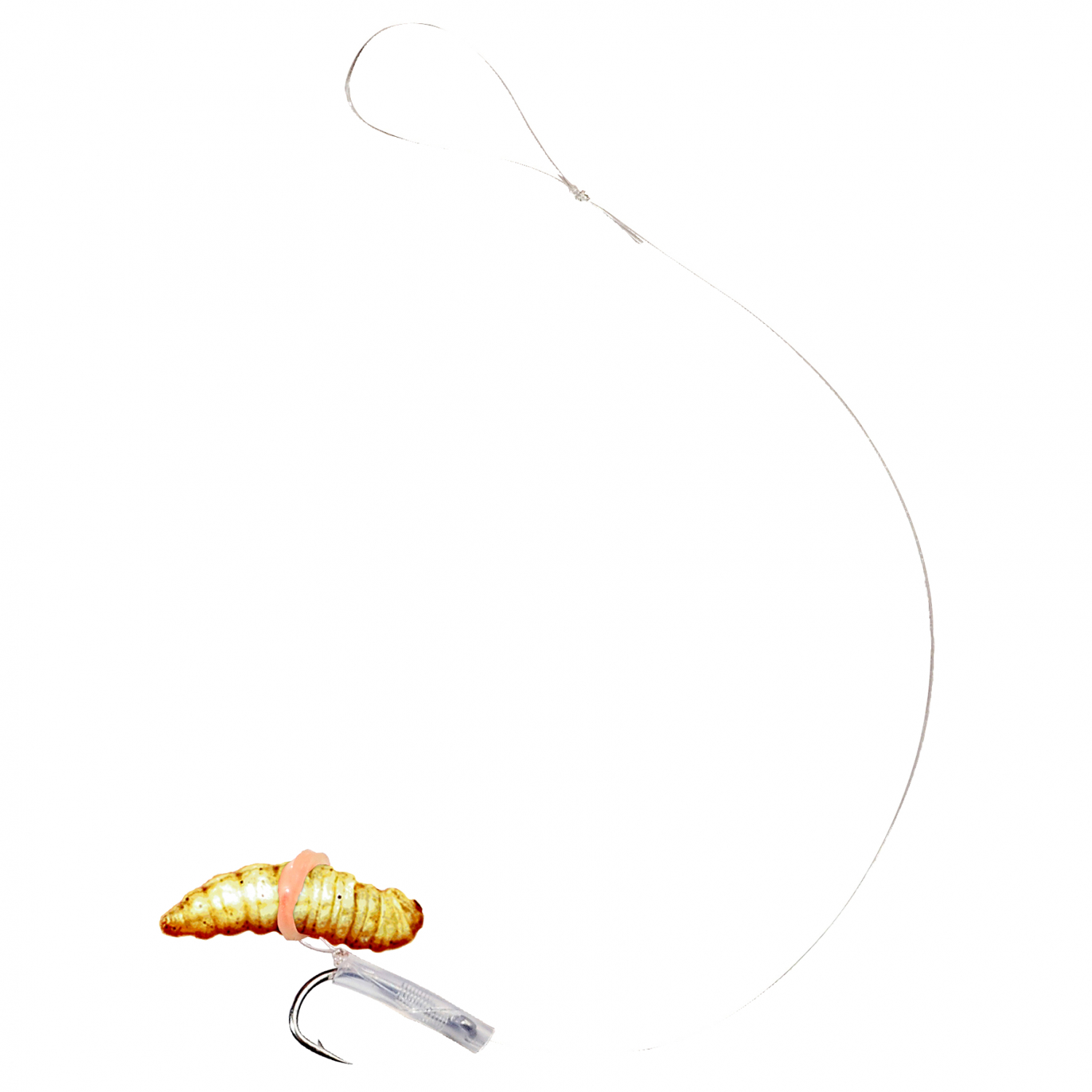 Trout Attack Fishing hook Bee Maggot Hair Rigs 