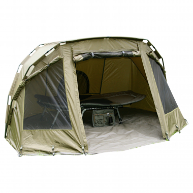 Anaconda Outdoor Set consisting of 1 x Bank Booster + 1 x 2 man carp tent Moon Breaker II + 1 x Tackle Bag L