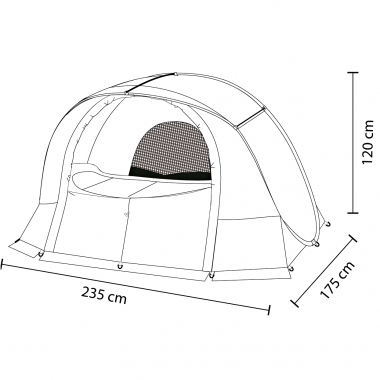 Kreta dorp Recreatie Anaconda Pop Up Tent Shelter at low prices | Askari Fishing Shop
