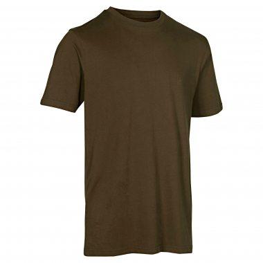 Deerhunter 2-Pack T-Shirts For Men (Green/Brown Leaf) Sz. M