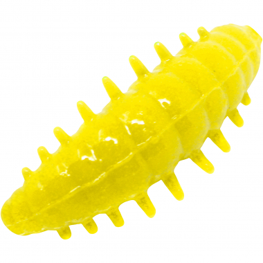FTM Rubber Maggots Omura Baits Okto (yellow UV)