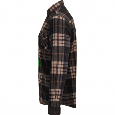 il Lago Basic Winterberg Fleece Shirt Men (Anthracite/Brown)