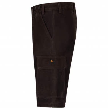 il Lago Prestige Leather Shorts Nevada Men (Brown)