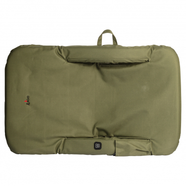 il Lago Red Level Folding Seat Cover Feuerland, Heatable (Olive)