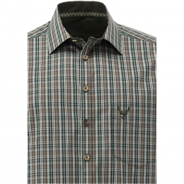 OS Trachten Shirt 1/1 Sleeve Slim Fit Men (Olive)