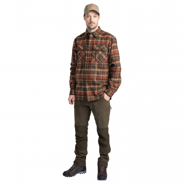 Prestwick Exclusive Shirt Men (D.Green/Terracotta)