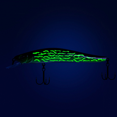 Probaits C4 Minnow - Pike Stream | Acid Lime (Glow)