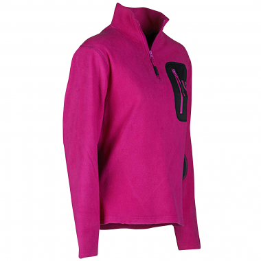 Spinal fleece mock neck